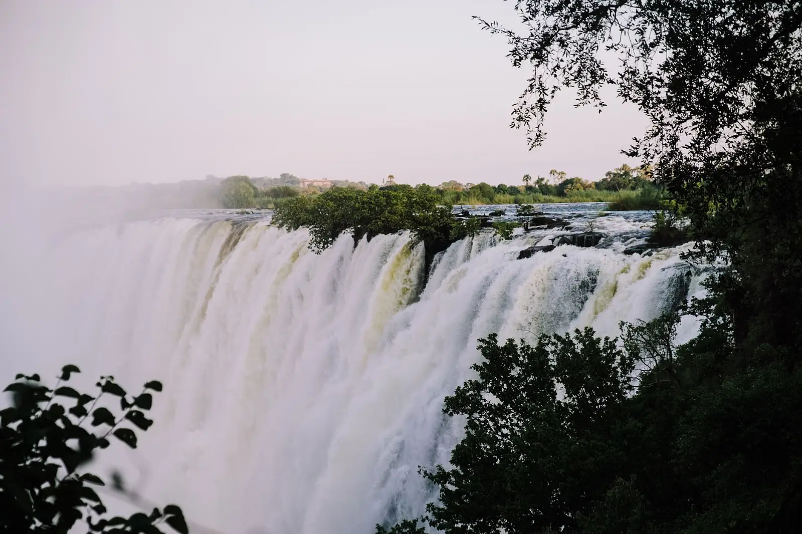 Northern bank of the Zambezi within Mosi-oa-Tunya National Park, roughly 4km upstream of Victoria Falls, Livingstone, Zambia