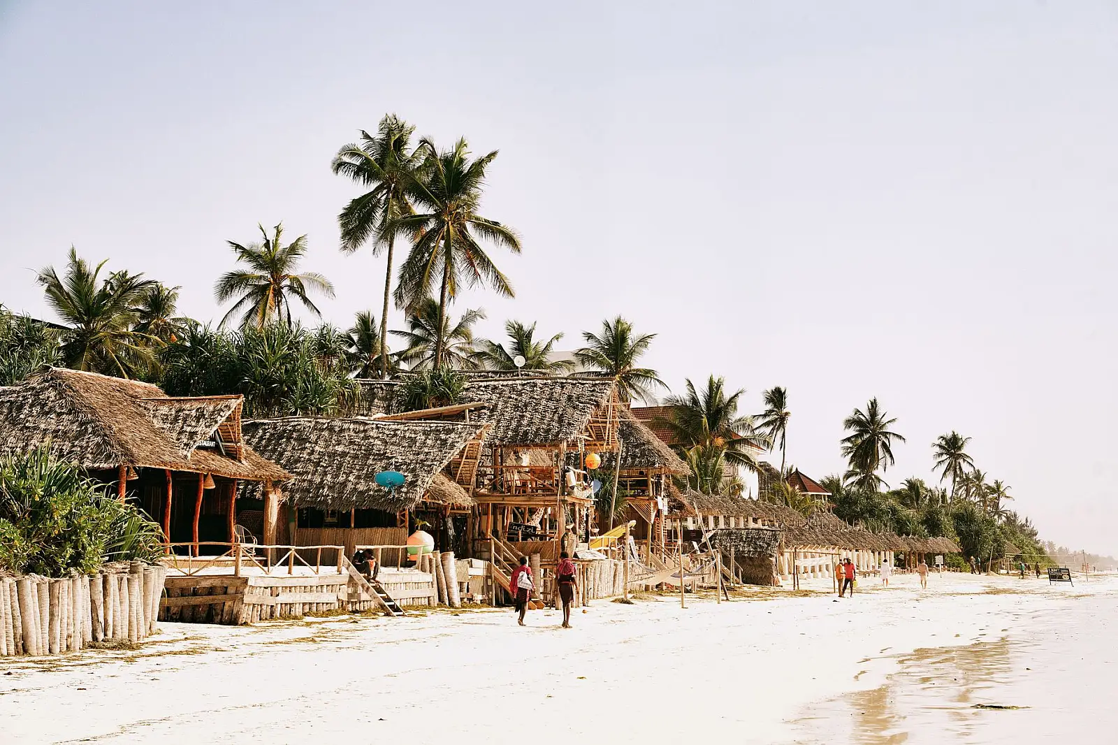 Kendwa Beach, north-west coast of Zanzibar, roughly 50km from Stone Town and the airport